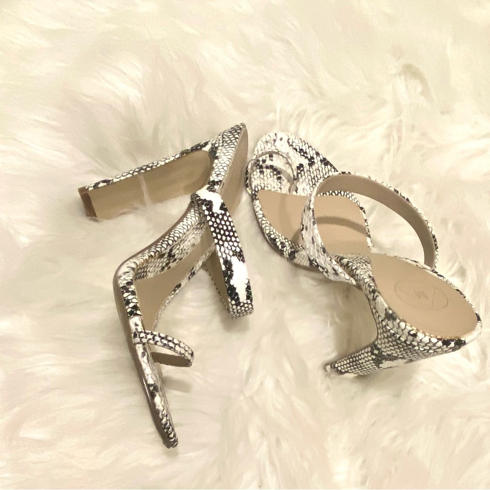 Snake skin sandals shoes